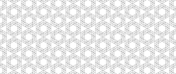 幾何学 抽象 六角形 白 グレー 背景 透過
