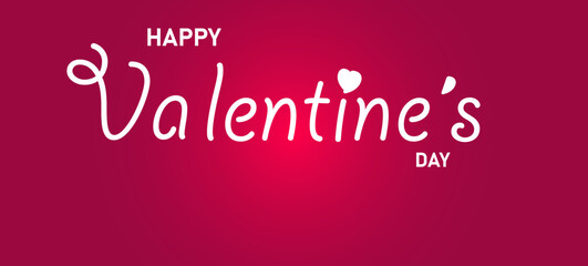 Happy Valentine's Day text.Romantic quote postcard, card, invitation, banner template.
Valentine's day idea concept.