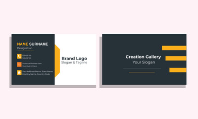 creative business card template design