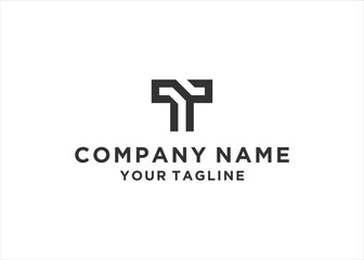 Obraz premium initial Letter T Logo Design Vector