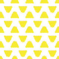 Gold coins. Vector seamless pattern. Traditional design. Nature concept. Banking money