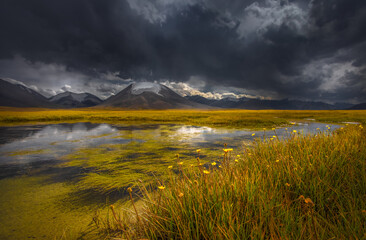 lake in the mountains