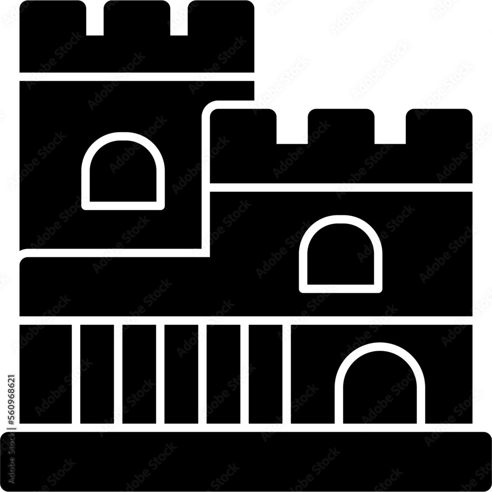 Canvas Prints Castle Icon