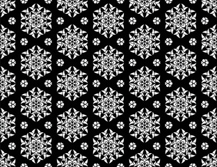 Geometric ethnic pattern seamless flower color oriental.
seamless pattern. Design for fabric, curtain,black and white, carpet, wallpaper, clothing, wrapping, Batik, fabric,Vector illustration.