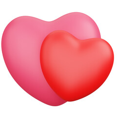 Heart Valentine 3D Illustration