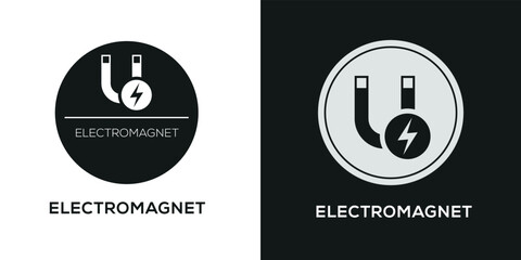 Creative (Electromagnet) Icon, Vector sign.