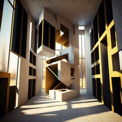 Abstract architecture of building Generative AI