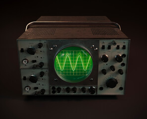 Vintage Oscilloscope Machine