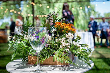 Decoración floral de bodas,