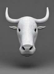 bull head isolated