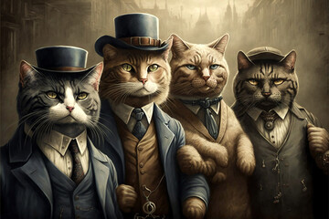 A cat's brigade
