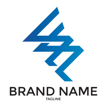 f x l lettermark combine logo