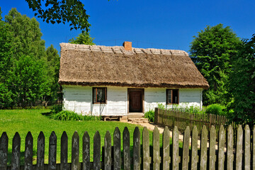 Fototapeta na wymiar Museum of the Mazovian Countryside in Sierpc, open-air museum, Masovian Voivodeship, Poland