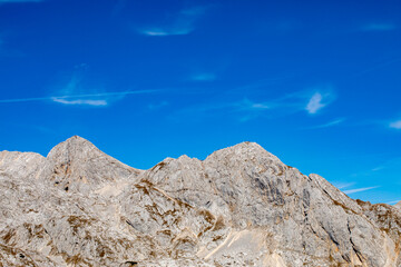 Fototapeta premium Hiking to Škednjovec peak in Bohinj 