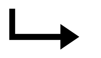 Arrow right angle icon 