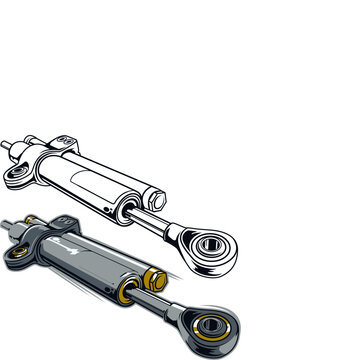 stabilizer motorcycle drag vector icon