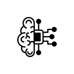 Artificial Intelligence icon in vector. Logotype