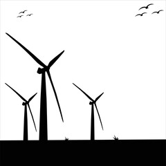 Windmill background