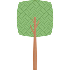 Flat Square Themed Tree Nature Aesthetic Collection
