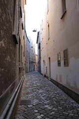 Italy, Emilia Romagna: Foreshortening of Old Ravenna.