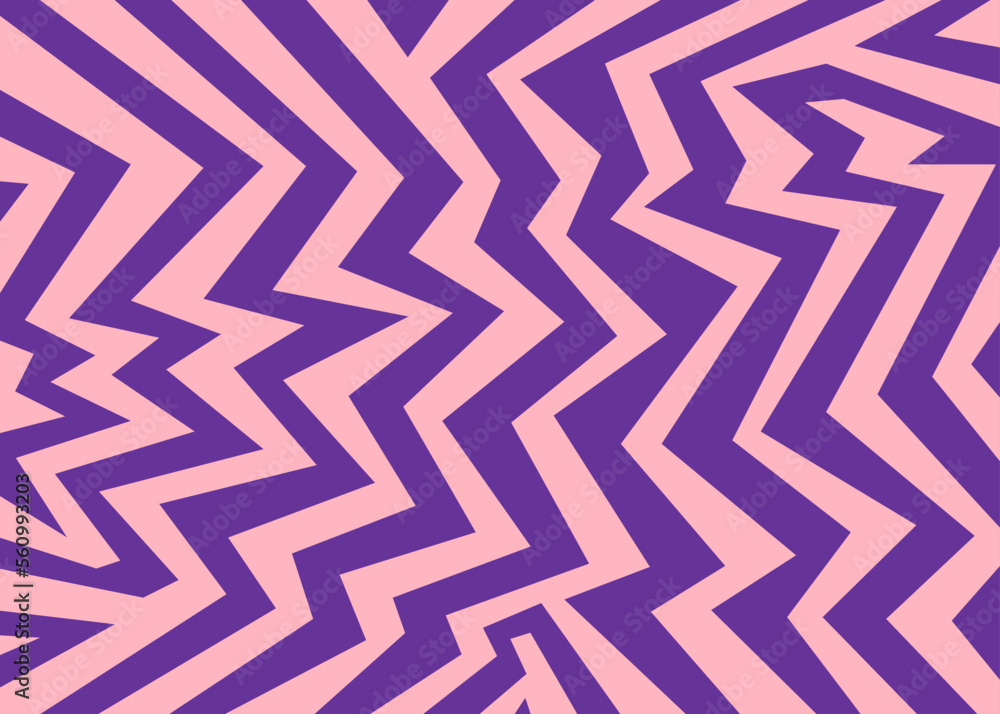 Poster abstract background with seamless geometric and zigzag lines pattern