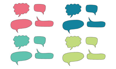 Bubble ask question vector icon design template. Modern vector design template