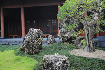 the landscape of the Nan Lian Garden, hong kong 14 Oct 2012