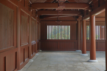 A building in Chi Lin Nunnery, a Budhist Temple in Diamond Hil 14 Oct 2012
