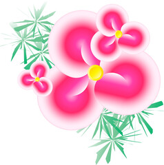 Fototapeta premium Floral Illustration Element