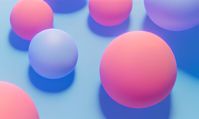 modern background with soft colorful ball for background and bcakdrop website, generative ai beautiful background