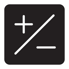 Obraz premium plus glyph icon