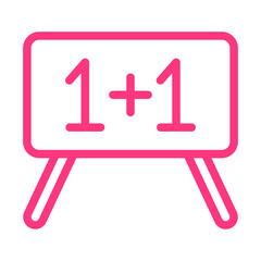 Fototapeta premium addition gradient icon