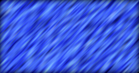 Abstract background with moving flying diagonal stripes, lines and digital blue noise particles