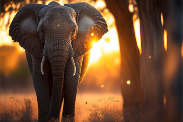 Obraz na płótnie Canvas éléphant