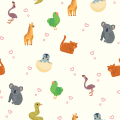 cute animals pattern