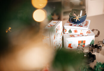 Keksformen, 3-teiliges Keksdosen Gebäckdose Set, 2 Tassen