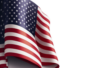 Obraz premium USA flag waving