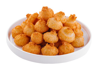 Asian glutinous rice doughnut on plate