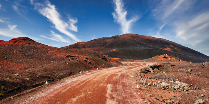 Route de la plaine des sables, Piton de la Fournaise, La R&eacute;union
