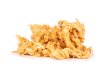 shredded pork thai isolated  on white background