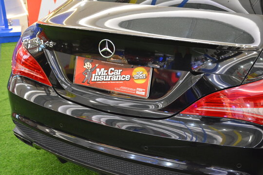 Mercedes Benz CLA 45 at Bumper to Bumper car show in Manila, Philippines