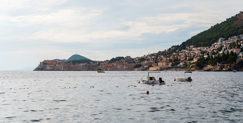 The amazing sea side citadel of dubrovnik, Croatia during summer time