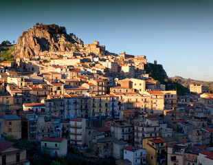 Nicosia (EN). Panorama del borgo
