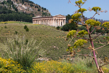 Calatafimi, Trapani. Tempio greco di Segesta, 