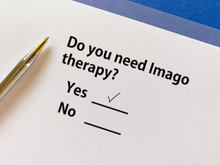 Questionnaire about counseling and therapy