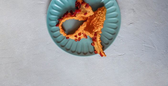 Bitter melon or Momordica charantia fruit. Kudret nari