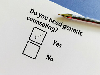 Questionnaire about counseling and therapy