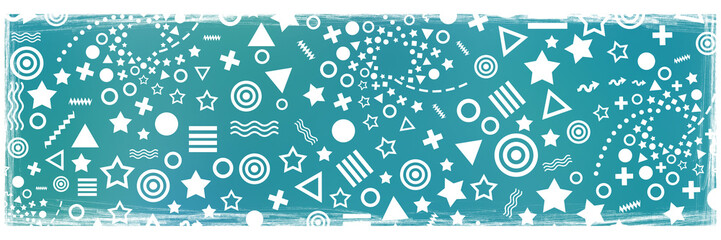 Abstract Background Turquoise Random Symbols Isolated