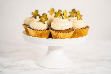 Gingerbread cupcakes