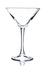 Blank empty glasses for a cocktail drink